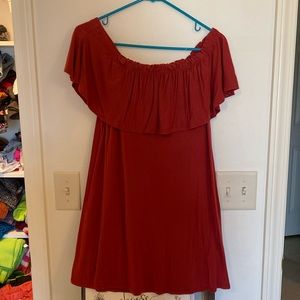 a&f off the shoulder dress